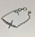 【送料無料】ブレスレット アクセサリ— スターリングシルバークロスブレスレットゴージャスsilpada nib in good faith hammered sterling silver cross bracelet gorgeous