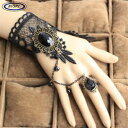 【送料無料】ブレスレット アクセサリ— タトゥータッセルローズクラシックブレスレットas fr35483 gothique tattoo tassel dentelle rose classique femmes charm bracelet