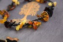 【送料無料】ブレスレット アクセサリ— オレンジブレスレットビーズビーズハンドメイドジュエリーバルトbraided amber bracelet multicolored beaded beads handmade adult jewelry baltic