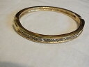 【送料無料】ブレスレット アクセサリ— ブレスレットゴールドトーンクラスプニースクリアbeautiful bracelet gold tone clasp closure sparkling clear rhinestones nice