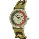 【送料無料】腕時計 ラヴェルアーミーグリーンラバーウォッチravel time teacher 3d army green rubber watch telling time award r151344