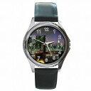【送料無料】腕時計 ツインタワーズニューヨークtwin towers york 911 memorial picture leather watch