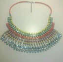 【送料無料】アクセサリー ネックレスマルチカラーアカウントネックレスtopshop collar con cuentas festival verano de color multi