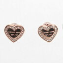 【送料無料】アクセサリー ネックレスlogotipo de tono oro rosa michael kors pendientes del encanto del corazn