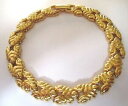 【送料無料】アクセサリー ネックレスブレスレットビンテージリリーフモネアールデコbracelet bijou vintage couleur or sign monet maillons dco en relief 258