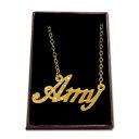 【送料無料】アクセサリー ネックレスゴールドネックレスクリスマスchapado en oro con collar de nombreamyideas de regalo para ellacristales joyas navidad