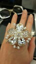 【送料無料】アクセサリー ネックレス バトラーウィルソンテーマリングstrass amp; perle fiore anello in tema di butler and wilson bigiotteria