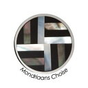 【送料無料】アクセサリー ネックレス ステンレススチールオニキスサイズquoins moneta in acciaio inox qmon 08s madreperla onyx taglia s mondriaans choice