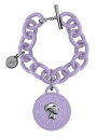 【送料無料】アクセサリー ネックレス ライラックカフコインops tresor bracciale lilla 1 moneta opskbr107