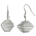 【送料無料】アクセサリー ネックレス orecchini pendenti moderno a gancio in acciaio inox spirale