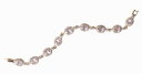 【送料無料】アクセサリー ネックレス ゴールデンカットテニスブレスレットdamelzataglio ovale zirconi golden tennis bracciale grande regalo cl34
