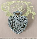 【送料無料】アクセサリー ネックレス ビッグハートペンダントキラキラkirks folly grande cuore ciondolo scintillante