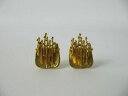 【送料無料】アクセサリー ネックレス ビンテージイヤリングゴールドカラーvintage 70s orecchini colori orofuori uso