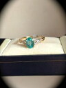 ショッピングdsi 【送料無料】ネックレス　エメラルドリングゴールドサイズファブカラーnatural emerald ring 9k y gold size q certified fab colour bnwt