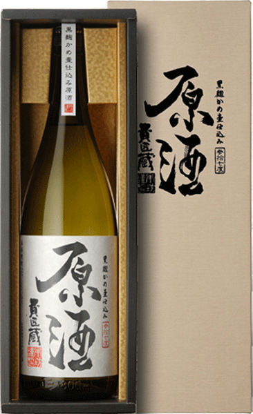 芋焼酎　原酒『原酒貴匠蔵』　37%　1800ml【化粧箱入り】【本坊酒造　津貫貴匠蔵】【贈答】【鹿児島】【お中元　焼酎】【ギフト】