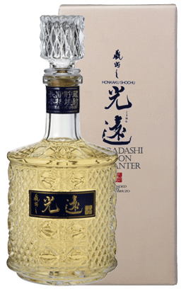 米焼酎原酒『蔵出し光遠　デキャンター』　40%　720ml【化粧箱入り】【本坊酒造　津貫貴匠蔵】【鹿児島】【限定】【お中元　焼酎】【ギフト】【2sp_120810_ blue】