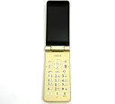 【中古】SoftBank AQUOS ケータイ2 601SH ゴールド SIMロック解除済 美品 元箱あり