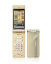 【中古】docomo P-smart ケータイ P-01J ゴールド 未使用