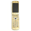 【中古】docomo らくらくホン7 F-09B ゴールド