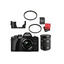 【6点セット】 オリンパス ミラーレス一眼 OM-D E-M10 MarkIII EZダブルズームキット ブラック