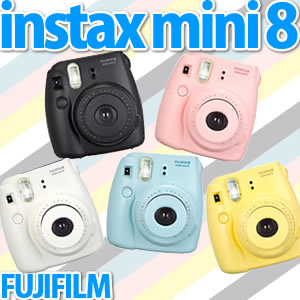 富士フィルム インスタントカメラ チェキ instax mini 8 [カラー選択式]　※結婚式・2次会、パーティー、イベント等の景品・プレゼント用にどうぞ♪