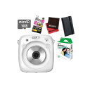 【フィルム10枚+特典セット(アルバム:ブラック)】フジフイルム instax SQUARE SQ10 ホワイト チェキスクエア(SQ-10/ましかくチェキ/真四角チェキ)