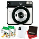 (フィルム40枚&アルバム&クロス付)フジフイルム チェキスクエア instax SQUARE SQ6 パールホワイト (SQ-6/ましかくチェキ/真四角チェキ)