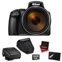 【セット】【コンパクトデジタルカメラ】 ニコン COOLPIX P1000 (4960759148803) & ドットサイトDF-M1 & ソフトケース CS-NH59 BK ★特典セット (ラッピング不可)