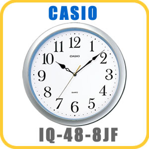 【在庫あり】カシオ 壁掛け時計(クロック)IQ-48-8JF