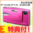 【★撮った画像をすぐ写真に♪純正プリンタセット(^o^)】【今ならインクカートリッジ&ペーパーセット(F-ICP40L)をサービス中♪】FUJIFILM(フジフィルム)デジタルカメラ FinePix Z20fd【本体カラー:ピンク】