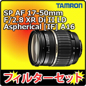 【在庫あり！】【レンズフィルター付！】タムロン SP AF17-50mm F/2.8 XR Di II LD Aspherical [IF] Model：A16S 【ソニー用】