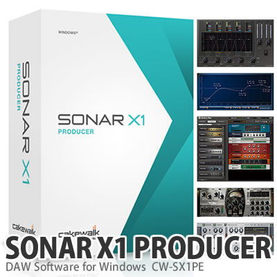 Cakewalk SONAR X1 PRODUCER(CW-SX1PE)【DTM/DAWソフト】【送料無料】