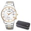 【セット】【国内正規品】(シチズン)CITIZEN 腕時計 AS1062-59A シチズンコレクション メンズ エコドライブ 薄型 ペアモデル&腕時計ケース2本用 ブラック(ステンレスバンド 電波ソーラー アナログ 父の日)
