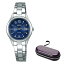 (時計ケースセット)(国内正規品)(セイコー)SEIKO 腕時計 AGED103 (ワイアードエフ)WIREDf ペアスタイル レディース(ステンレスバンド ソーラー アナログ)