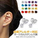 ピアス 金属アレルギー対応 サージカルステンレス シンプル ...