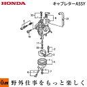ホンダ純正部品FF300/FF300k1用キャブレターASSY(BF24D)【16100-Z0G-A72】