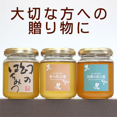 国産はちみつ(蜂蜜-ハチミツ)幻のはちみつ(日本蜜蜂)＆春の里山蜜＆初夏の里山蜜　150g3本セット【お盆帰省_2012夏】