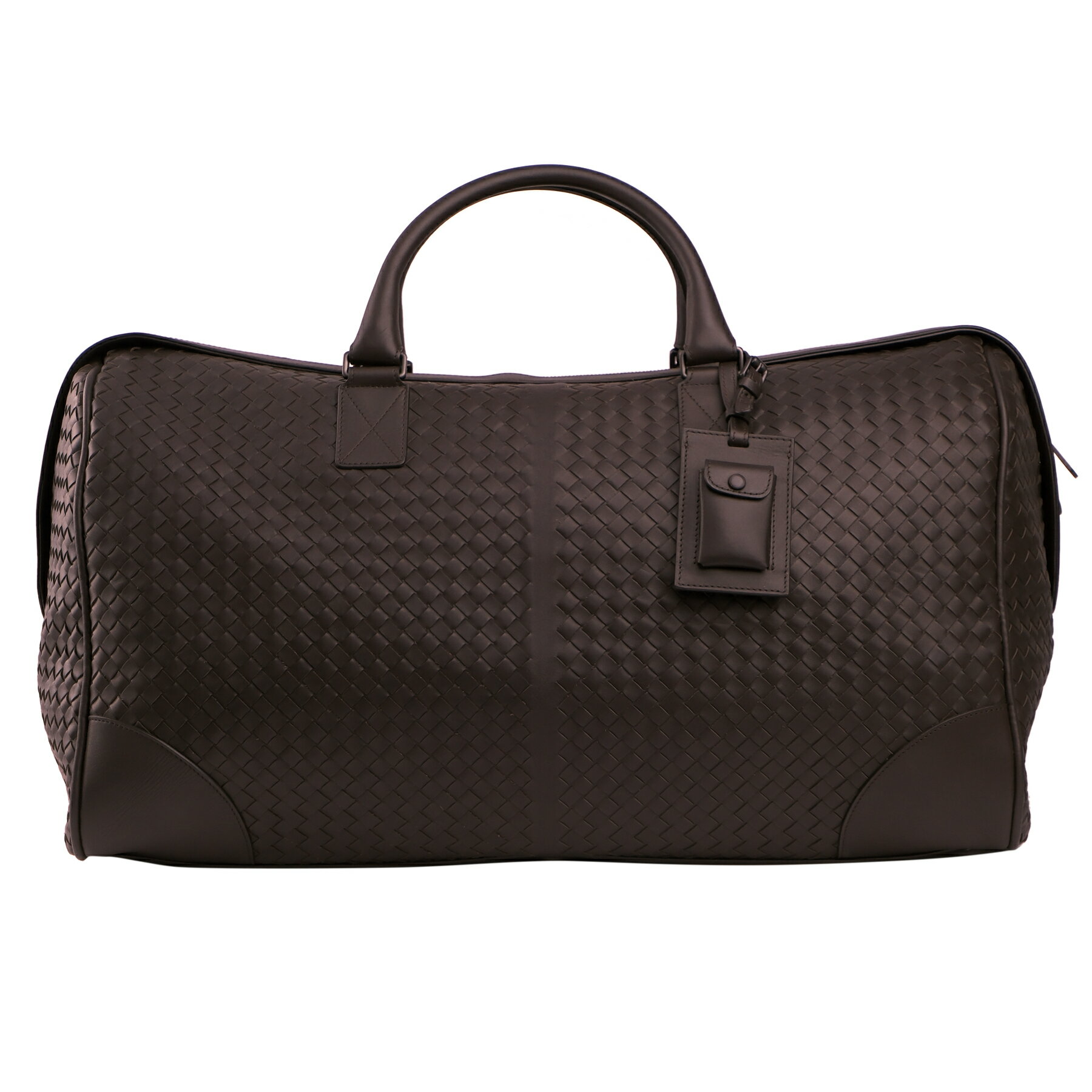 【中古】【未使用品】Bottega Veneta　イントレチャート　レザー　ボストンバッグ　ブラウンボッテガヴェネタ イントレチャート ボストンバッグ ブラウン