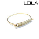 【セール■メール便可】LEILA レイラ ジュエリー forever フォーエバー レディース バングル/ブレスレット ゴールド SALE