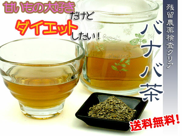 ●【残留農薬検査クリアの健康茶】バナバ茶（3g×20p）　【送料無料】【ノンカフェイン・ノンカロリー】