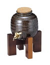 【送料無料】伊賀釉 1.8リットル 1号 焼酎 サーバー(台付き)