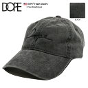 【送料無料】b系 ヒップホップ ストリート系 ファッション メンズ レディース キャップ 【16DP-VINCP2】≪SCRIPT LOGO VINTAGE LOW CAP2 BLACK≫ ドープ DOPE CAP ベースボール ボールキャップ つばカーブ 正規品 02P03Dec16【楽ギフ_包装】