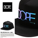 【送料無料】b系 ヒップホップ ストリート系 ファッション メンズ レディース キャップ 【D0316-H124-BLK】≪NEO CHROME LOGO SNAPBACK≫ ドープ DOPE CAP スナップバック ネオクローム加工プレート 黒 正規品 02P03Dec16【楽ギフ_包装】