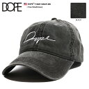 【送料無料】b系 ヒップホップ ストリート系 ファッション メンズ レディース キャップ 【15DP-VINCP-BK】ドープ DOPE CAP ローキャップ カーブキャップベースボール ボールキャップ つばカーブ ワンポイントキャップ 正規品 02P03Dec16【楽ギフ_包装】