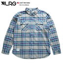 【送料無料】b系 ヒップホップ ストリート系 ファッション 服 メンズ レディース 長袖シャツ 【M172002】 エルアールジー LRG チェック柄 ネルシャツ ピリング ウォッシュド加工 刺繍 アメカジ ブランド USAモデル M L XL 2L LL グレー 大きいサイズ 正規品 【楽ギフ_包装】