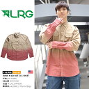 【送料無料】b系 ヒップホップ ストリート系 ファッション 服 メンズ レディース 長袖シャツ 【H172005】 エルアールジー LRG グラデーションカラー タイダイ染め 刺繍 ネイティブ柄 アメカジ USAモデル M L XL 2L LL大きいサイズ カーキ 正規品 【楽ギフ_包装】