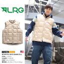 【送料無料】b系 ヒップホップ ストリート系 ファッション メンズ レディース アウター ダウンベスト ノースリーブ 【J174016】 エルアールジー LRG ブランドロゴ 刺繍 ビックシルエット アウター アウトドア 西海岸 USAモデル S M L 大きいサイズ 正規品 【楽ギフ_包装】