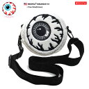 ミシカ MISHKA ミニショルダーバッグ BAG メンズ レディース 男女兼用 白 b系 ヒップホップ ストリート系 ファッション ブランド かっこいい おしゃれ 0.8リットル ボアフリース KEEPWATCH キープウォッチ 目玉デザイン 人気キャラクター ギフト MAW203118