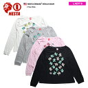 b系 ヒップホップ ストリート系 ファッション 服 レディース ロンT 【EOLS1304H】≪DEAD LIONS EMP≫ NESTA BRAND ネスタブランド EMPRESS by NESTA オフショルダー アシンメトリー 長袖 デッドベア 熊 ライオン 総柄 Fサイズ 正規品 02P03Dec16【楽ギフ_包装】