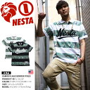 b系 ヒップホップ ストリート系 ファッション メンズ レディース ポロシャツ 【PL1502SP】 ネスタブランド NESTA BRAND ネスタ 半袖 天竺編み ボーダー 総柄 迷彩 アメカジ ブランド ロゴ POLO SHIRTS S M L XL 2L LL 大きいサイズ 正規品 02P03Dec16【楽ギフ_包装】